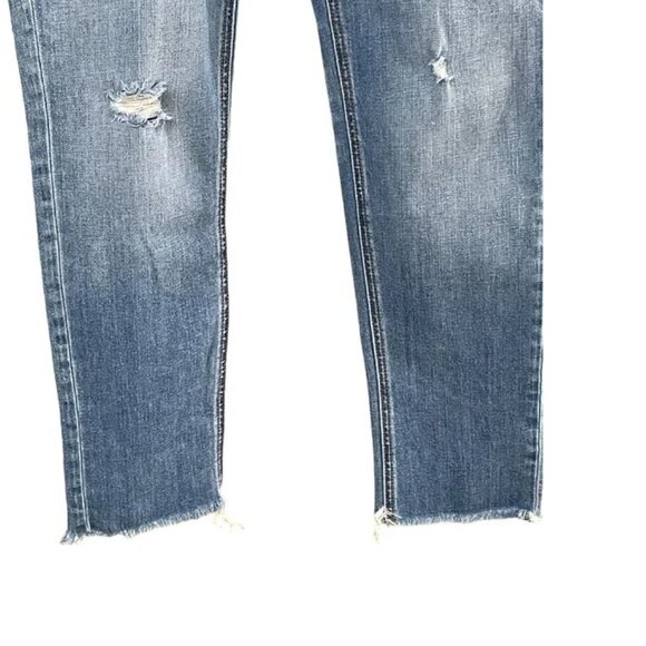 RAG & BONE Dre Low-Rise Slim Boyfriend Distressed Jeans - Picture 3 of 10